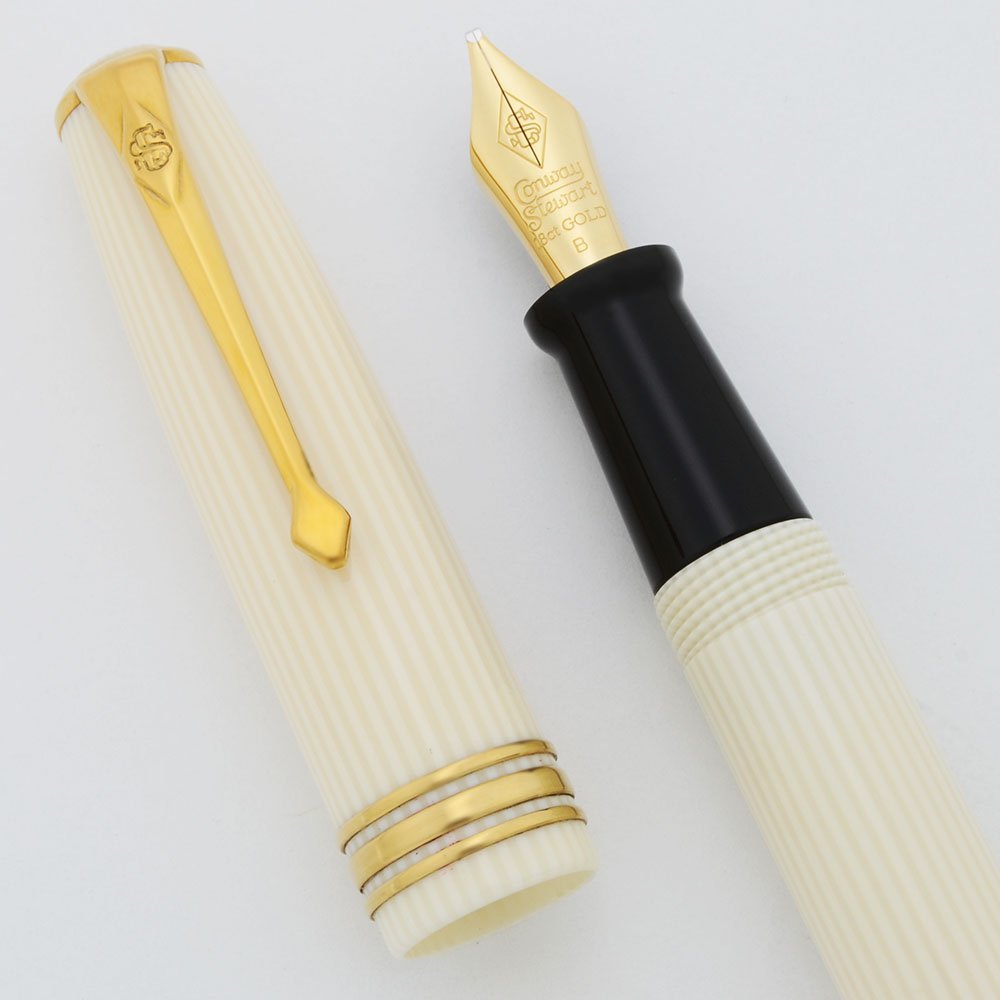 Conway Stewart 58 Limited Edition - 015/177 Ivory Casein, 18K